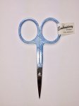 Embroidery Scissors - Blue Patterned (image for) Embroidery Scissors - Blue Patterned